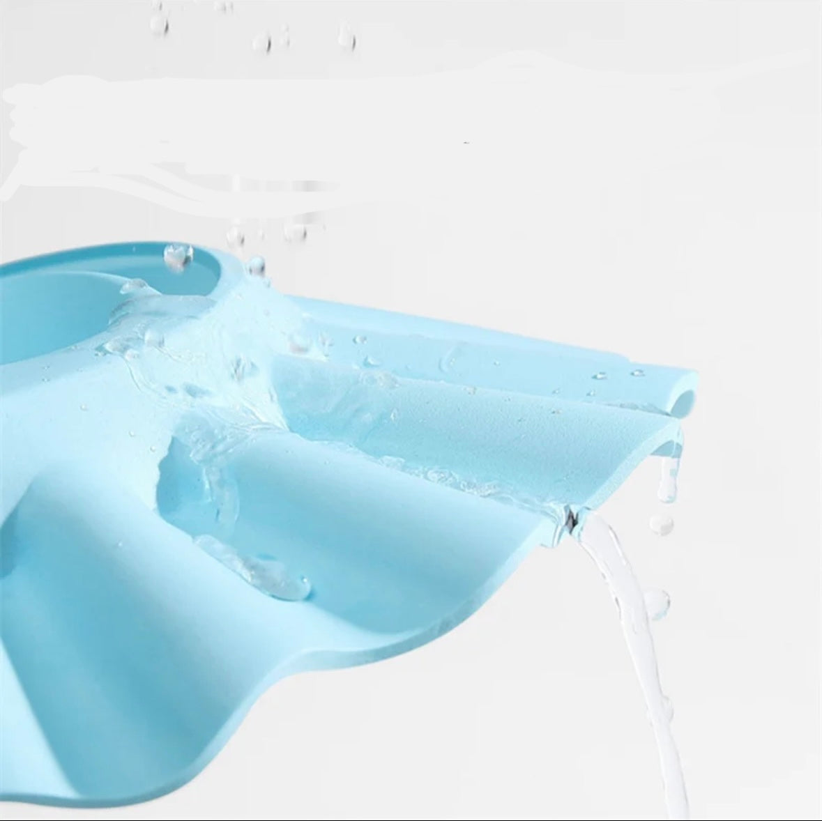 Zachte Verstelbare Babydouche Kap voor Haarwassen: Oorbescherming voor Kinderen tijdens het Baden en Douchen