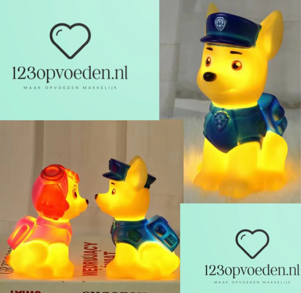 Paw Patrol nachtlampjes